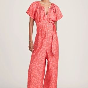 NWT HATCH Regina jumpsuit in Strawberry - maternity nursing